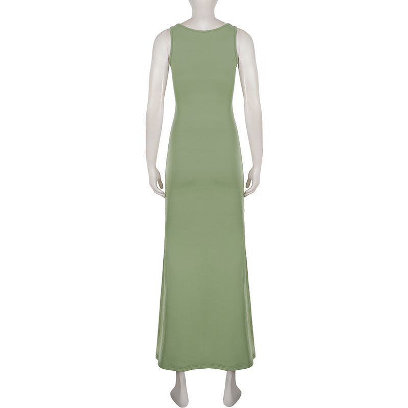 Sexy Slim Hollow Out Bodycon Maxi Dress GPKJ MR50867