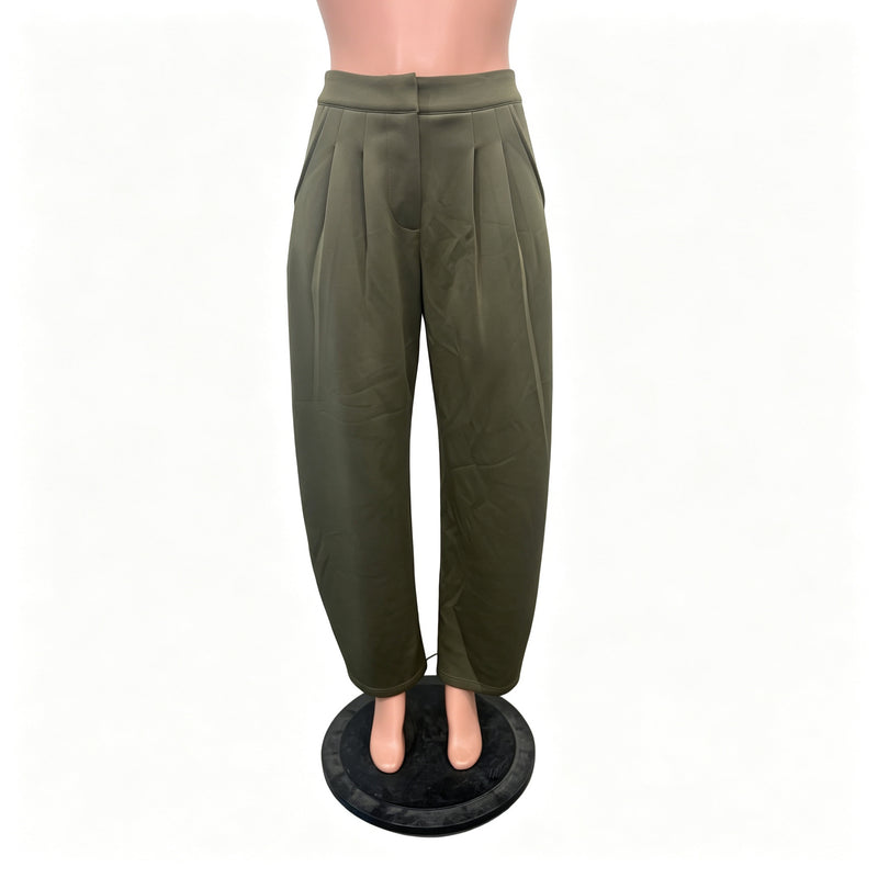 Solid Color Casual Wide Leg Pants BGN 369