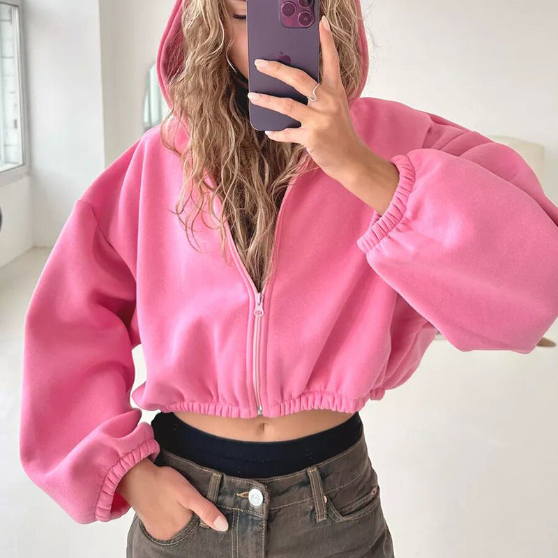 Fashion Long Sleeve Hooded Sweatshirt YMZY 61010