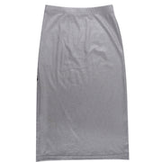 Metallic Color Patchwork Slim Split Skirt FL YL23477MH