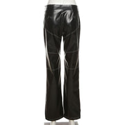 PU Leather Straight Pants GPBY P1114