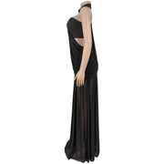 Mesh See Through Maxi Dress BY 7726