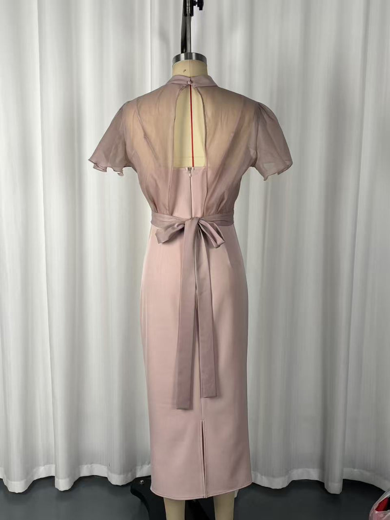 See Through Mesh Maxi Dress GWDS 260425