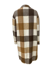 Plaid Print Long Sleeve Long Shirt Coats LSD 2264