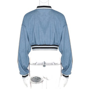 Stylish Short Long Sleeve Jacket BLG C4717014A