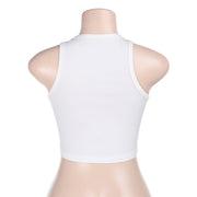 Sleeveless Print Solid Color Tank Tops FL YJ25044MHO