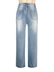 Hot Drill Straight Jeans SH 391414