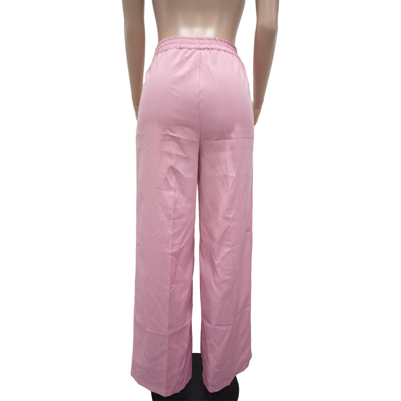 Solid Color Straight Pants TK 6345
