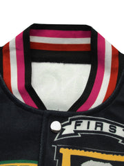 Double Threaded Baseball Printed Jacket SFY HY111