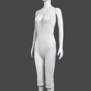 Deep V Neck Backless Fifth Jumpsuit GFRT 32615JBY