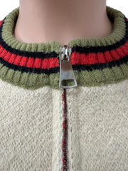 Knits Patchwork Color Blcok Coat CM 9536