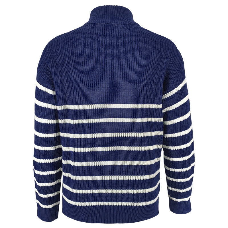 Long Sleeve Zipper Pullover Sweater GDAM 1022