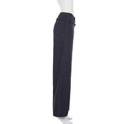 Fashion Stripe Belt Straight Pants GPKJ MR49906