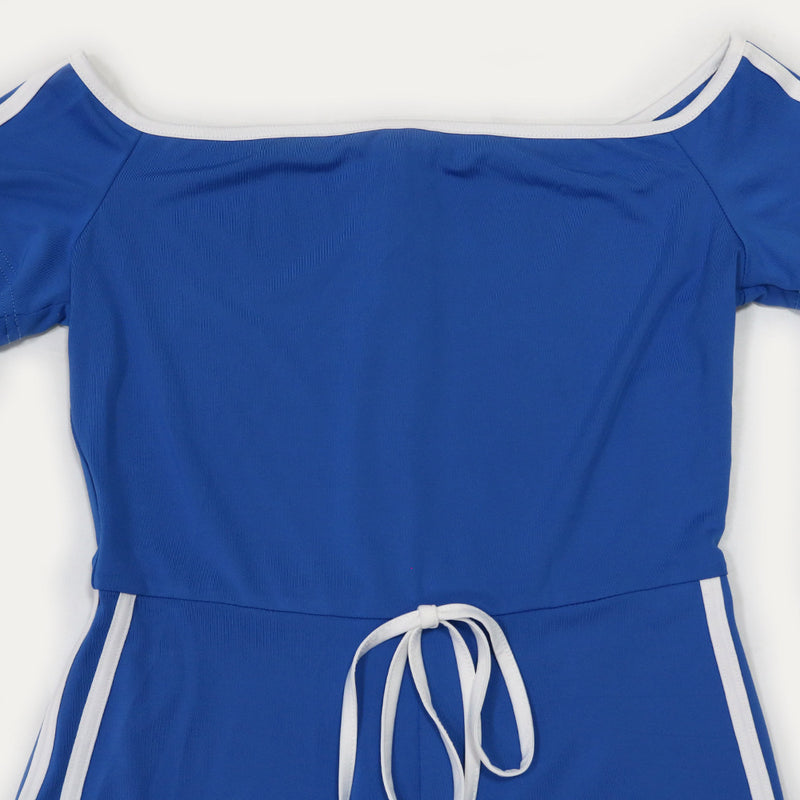 Solid Color One Neck Two Piece Shorts Set CYA 901193