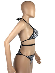 Sexy Printed Swimsuit Bikinis 2 Piece Sets LM 8232