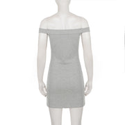 One Shoulder Hollow Out Mini Dress GPKJ MR49873
