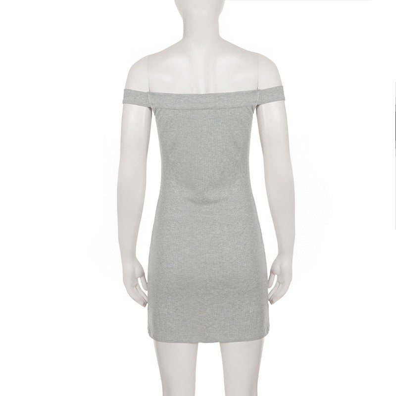 One Shoulder Hollow Out Mini Dress GPKJ MR49873