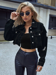 Fashion Long Sleeve Denim Short Coats GYXN 10022