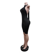 Sport Solid Color Sleeveless Romper MEM 88702