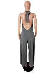 Sleeveless Off Shoulder Backless Jumpsuit SHD 8519