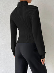 Hollow Out Long Sleeve Sweater GZYF 1019