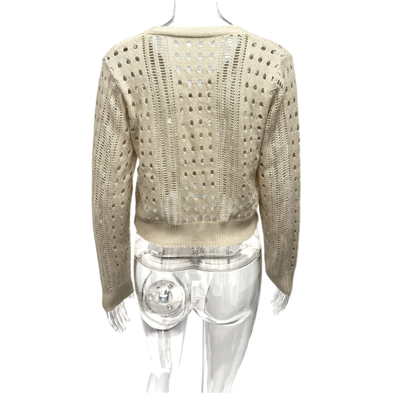 Long Sleeve Knits Hollow Out Short Coat GQNF Y00218TM