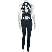 Sexy Hollow Out Backless Jumpsuit GJYO JP006355