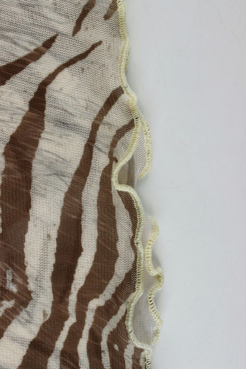 Animal Print Halterneck T Shirt YWXS J25TP476
