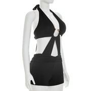 Sexy Backless Halterneck Romper GDSF J26RP189