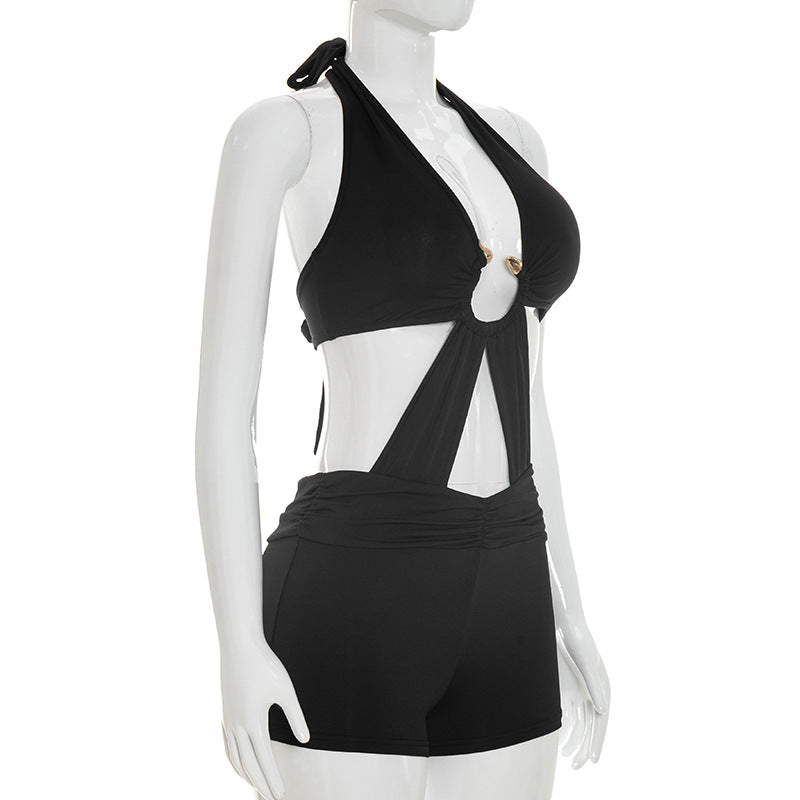 Sexy Backless Halterneck Romper GDSF J26RP189
