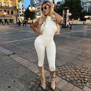 Sexy Backless Sleeveless Solid Seventh Jumpsuit YWXS P5218506X
