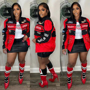 Removable Multi Wear Printed Padded Jacket OD 8655