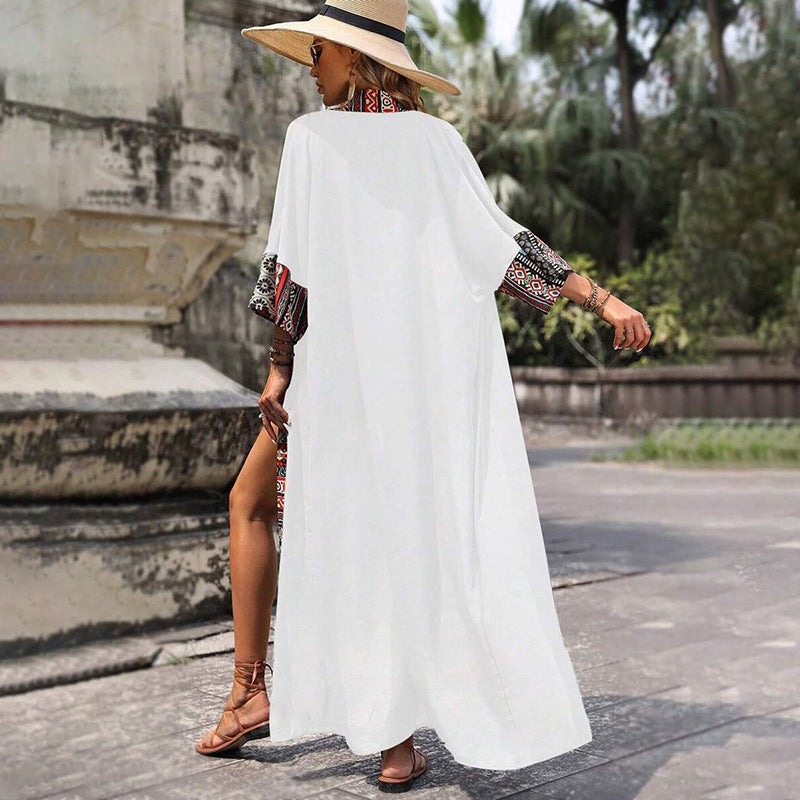 Casual Floral Swimsuit Cover up Sunwear GKLE 6747