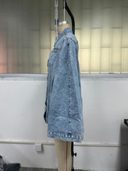 Fashion Irregular Loose Denim Jacket GYXN 35622