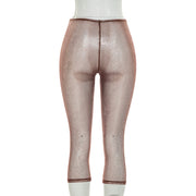 Mesh See Through Seventh Pants MXBF Q26PT094