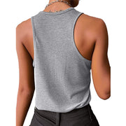 Casual Solid Color Tank Tops GYOU CX211220