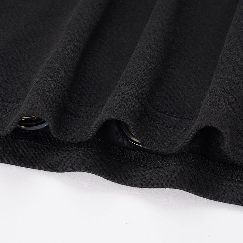 U Neck Hollow Out Mini Dress GPKJ MR49211