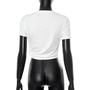 Solid Color Irregular T Shirts GSZM C25TP021