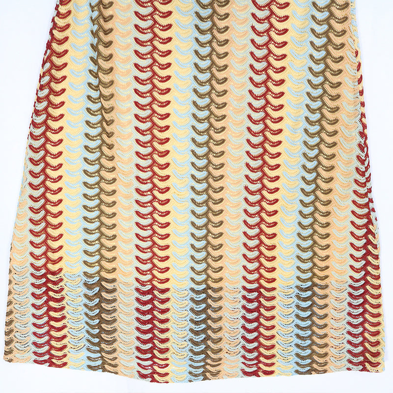Sexy Printed Spaghetti Strap Maxi Dress CYA 902494