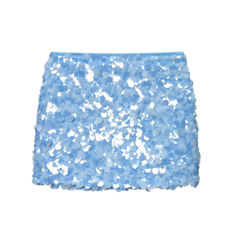 Solid Color Sequin Skirt GYZS YYHH048