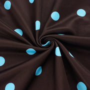 Polka Dots Print Backless Mini Dress GPKJ MR49193