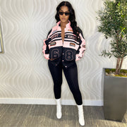 Removable Multi Wear Printed Padded Jacket OD 8655