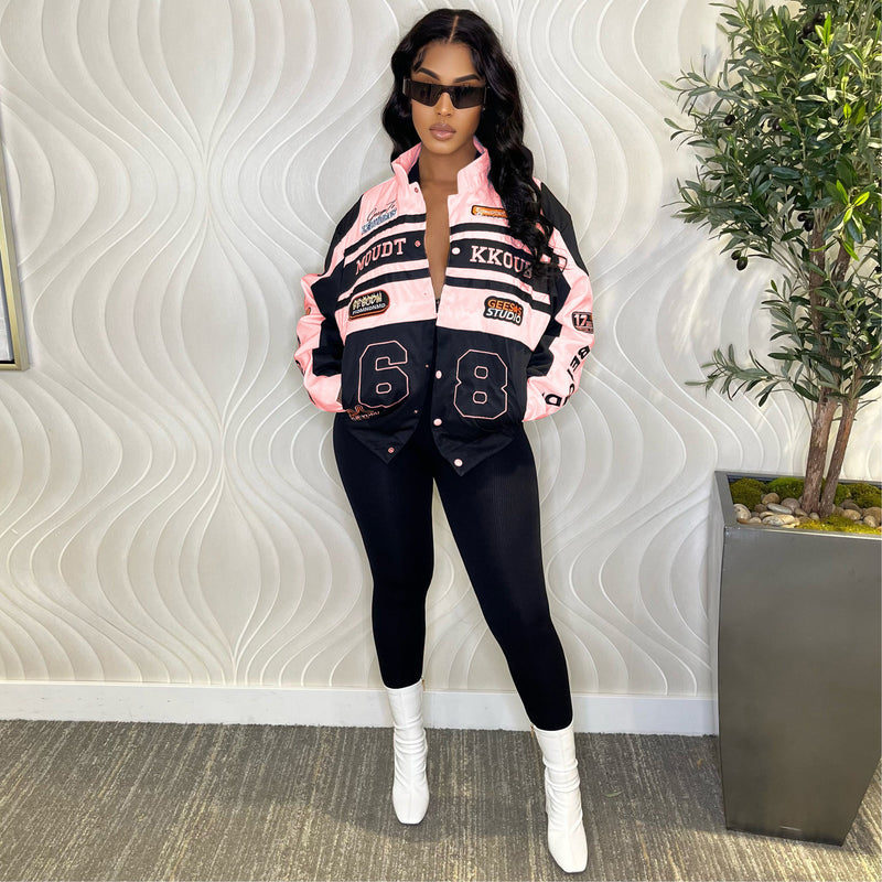 Removable Multi Wear Printed Padded Jacket OD 8655