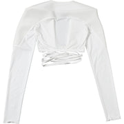 Wide Shoulder Long Sleeve Short Coat XEF K25C78071