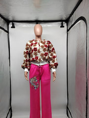 Casual Jacquard Plush Coat GMJL XH031