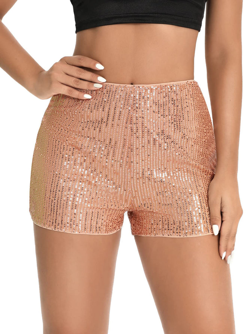 Sequin Solid Color Short GXRF QC081