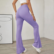 Solid Color Knits Micro Flare Pants GYSQ CPBI3030