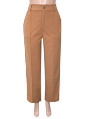 Loose Solid Color Straight Suit Pants SH 391409