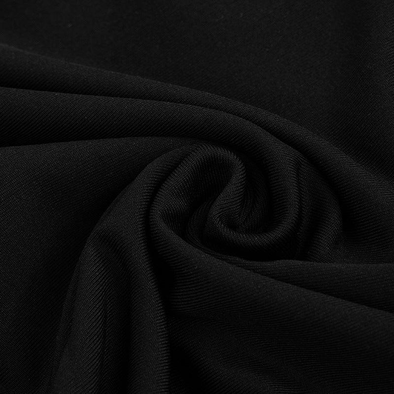 Hollow Out Deep V Neck Maxi Dress GSZM C26DS262