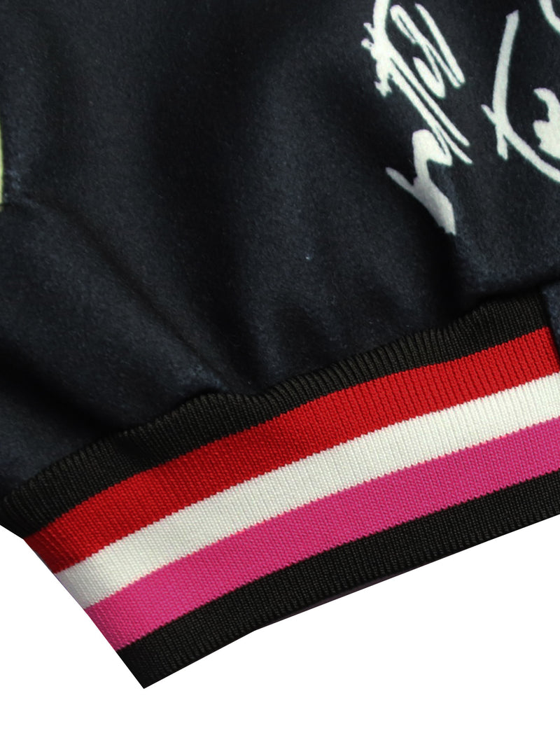 Double Threaded Baseball Printed Jacket SFY HY111
